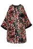 Stylish Casual Vintage Flower Floral Print Chiffon Kimono Cardigan
