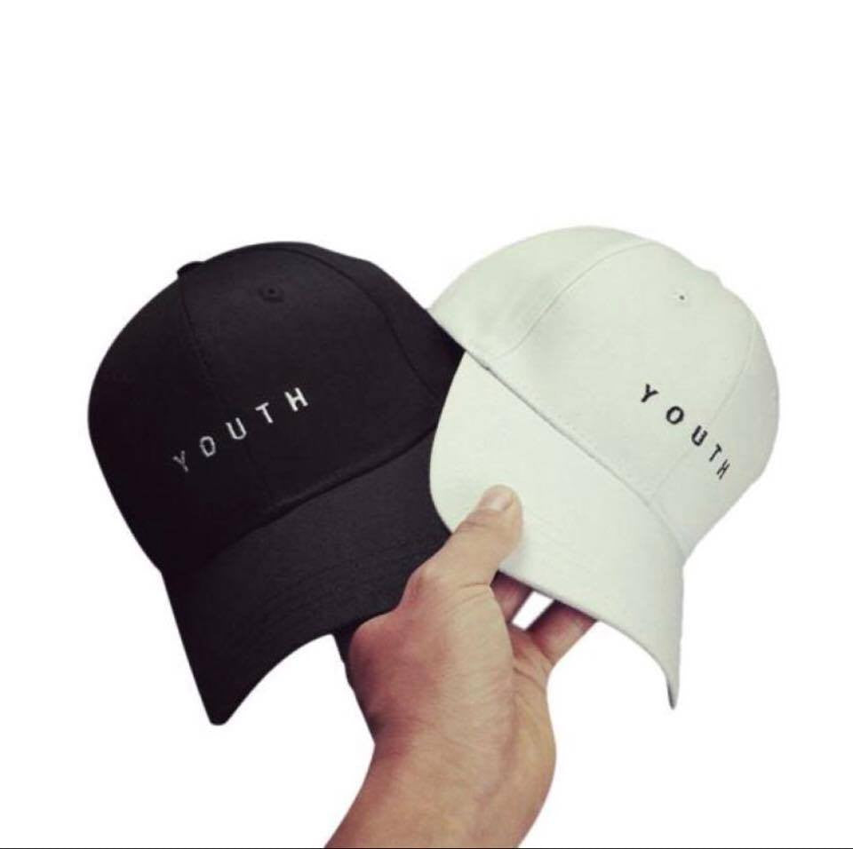 Trendy Unisex Cotton Youth Cap Statement