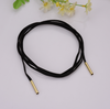 Long Black Velvet Wrap Choker Necklace
