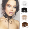 Wide Black Velvet Choker Necklace